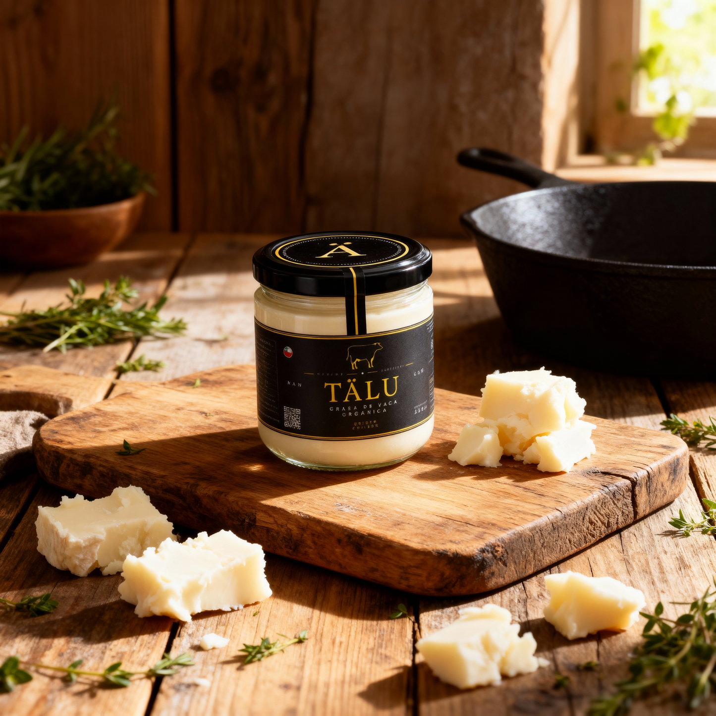 TALLOW TÄLU — Grasa de Res para Cocinar | 100% Natural Chile